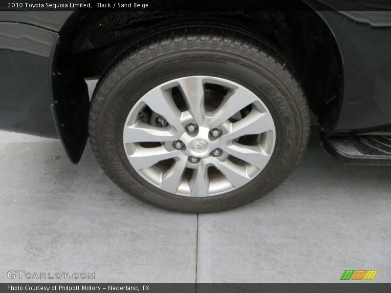 Black / Sand Beige 2010 Toyota Sequoia Limited