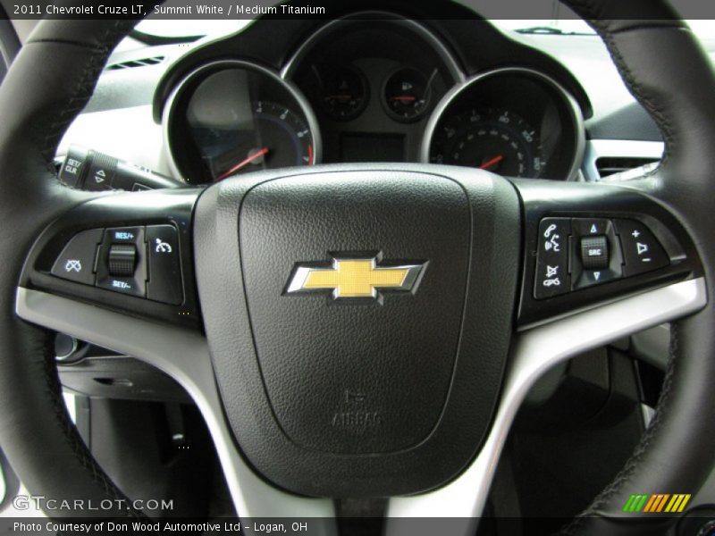 Summit White / Medium Titanium 2011 Chevrolet Cruze LT
