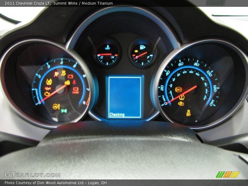 Summit White / Medium Titanium 2011 Chevrolet Cruze LT