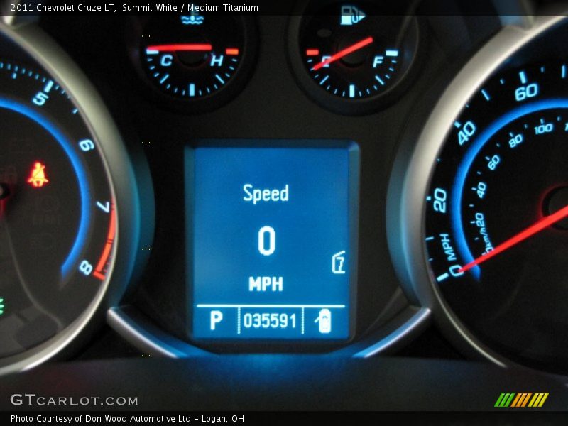 Summit White / Medium Titanium 2011 Chevrolet Cruze LT