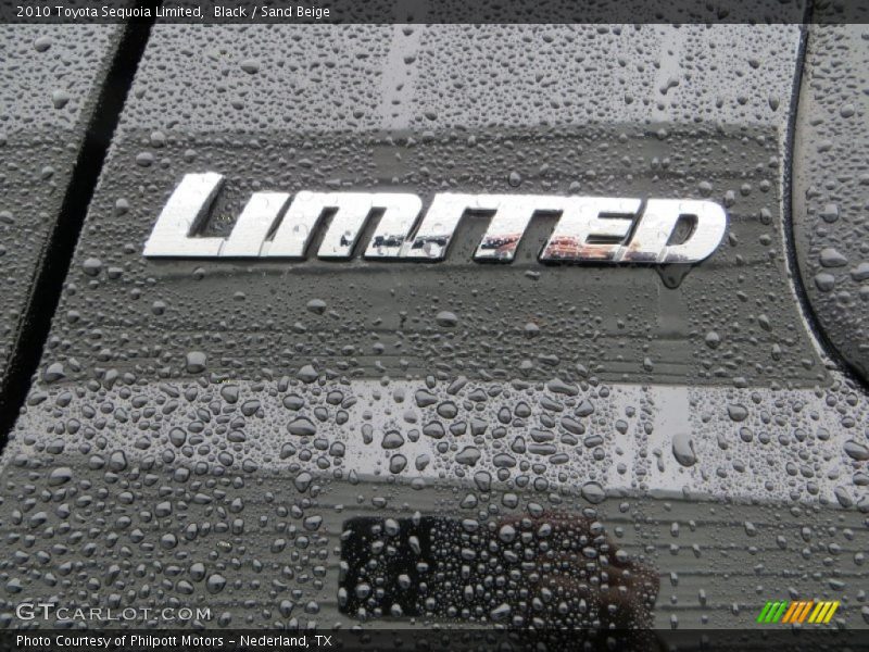 Black / Sand Beige 2010 Toyota Sequoia Limited