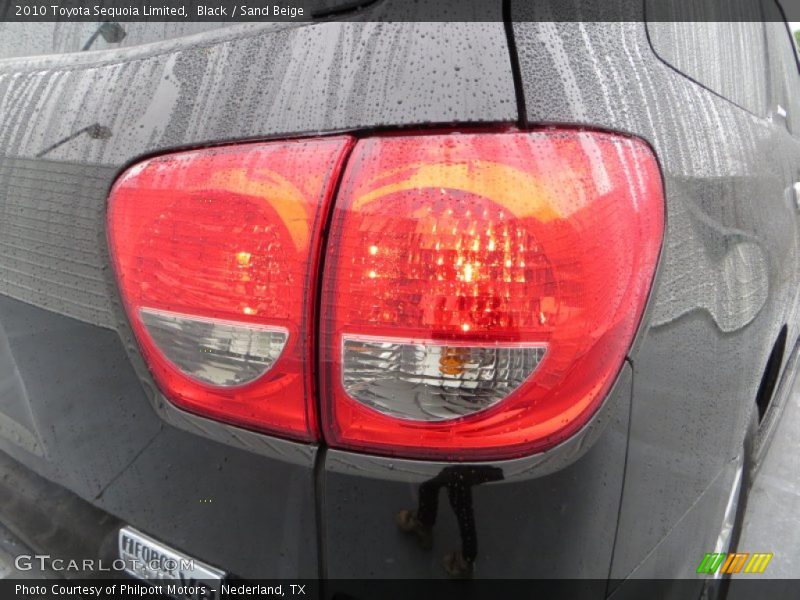 Black / Sand Beige 2010 Toyota Sequoia Limited