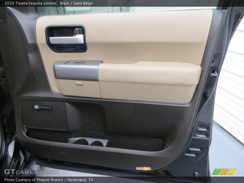 Black / Sand Beige 2010 Toyota Sequoia Limited
