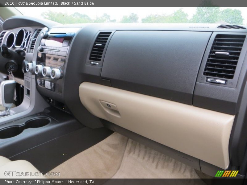 Black / Sand Beige 2010 Toyota Sequoia Limited