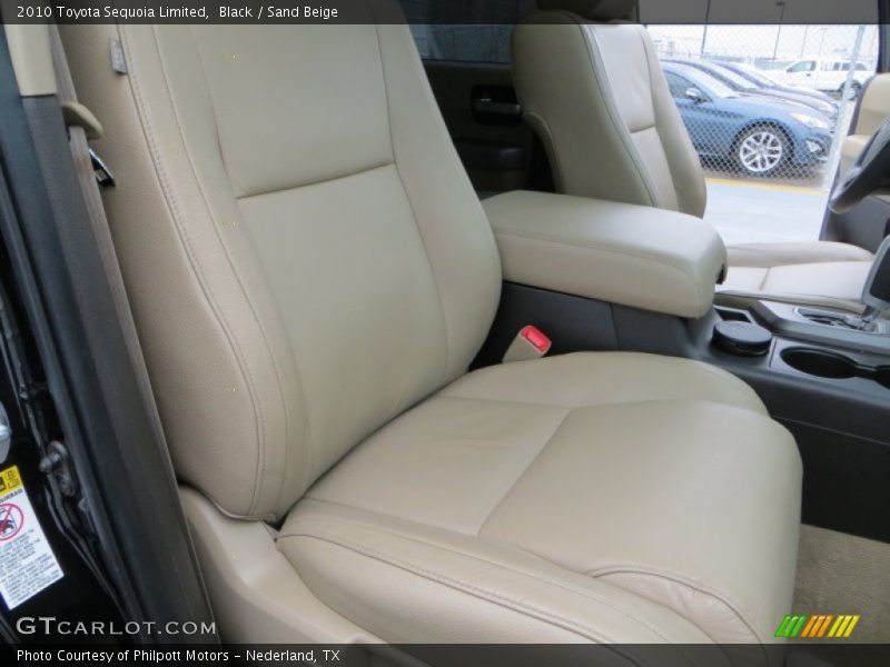 Black / Sand Beige 2010 Toyota Sequoia Limited