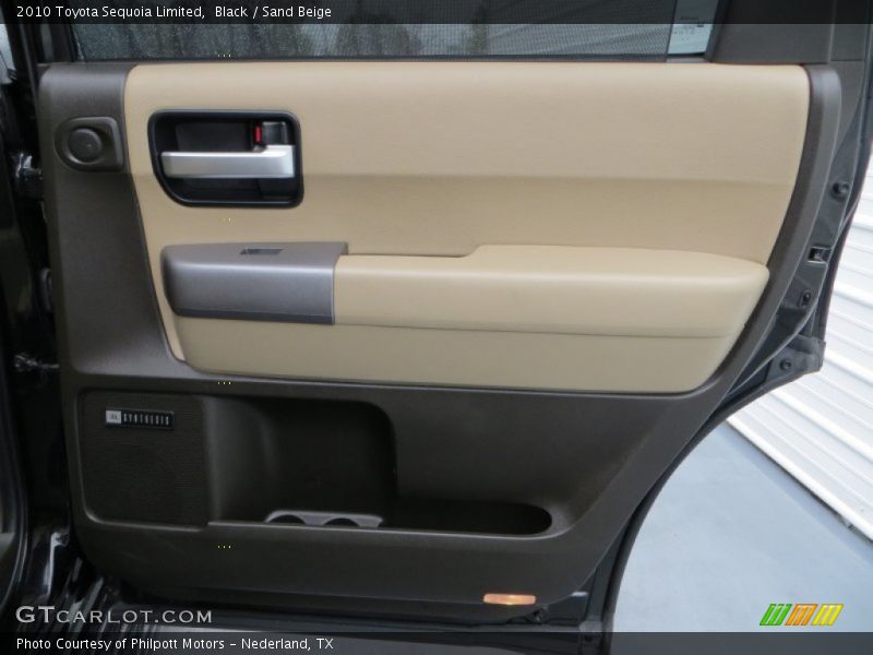 Black / Sand Beige 2010 Toyota Sequoia Limited