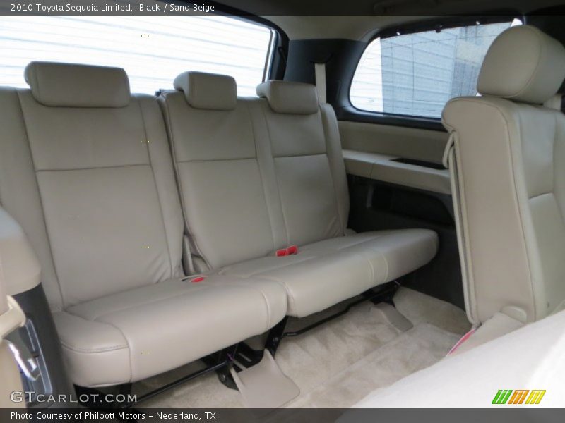 Black / Sand Beige 2010 Toyota Sequoia Limited
