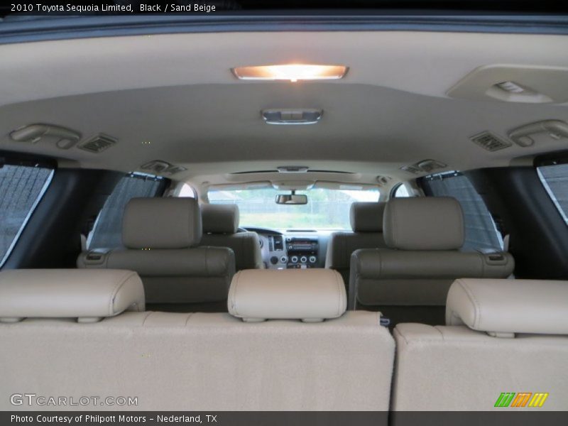 Black / Sand Beige 2010 Toyota Sequoia Limited
