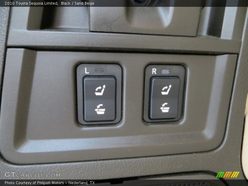 Black / Sand Beige 2010 Toyota Sequoia Limited