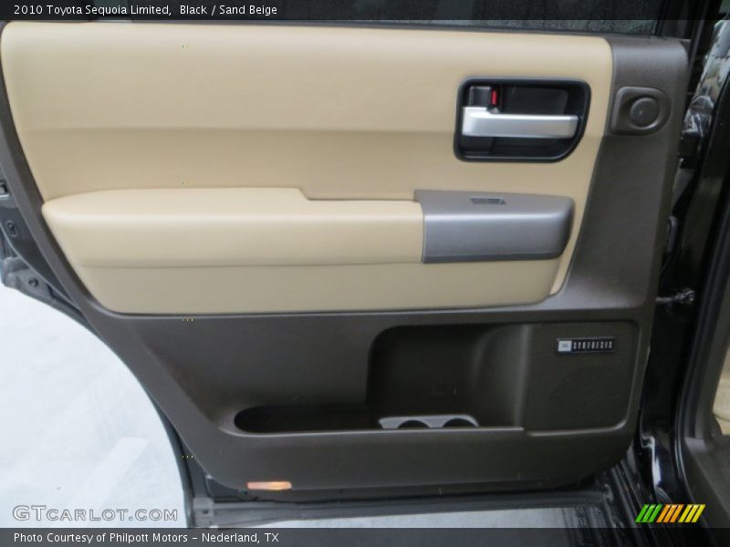 Black / Sand Beige 2010 Toyota Sequoia Limited