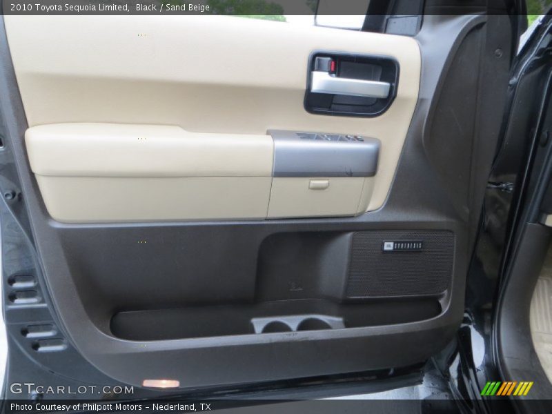 Black / Sand Beige 2010 Toyota Sequoia Limited