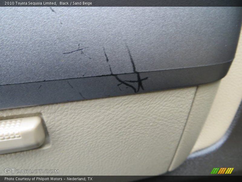 Black / Sand Beige 2010 Toyota Sequoia Limited