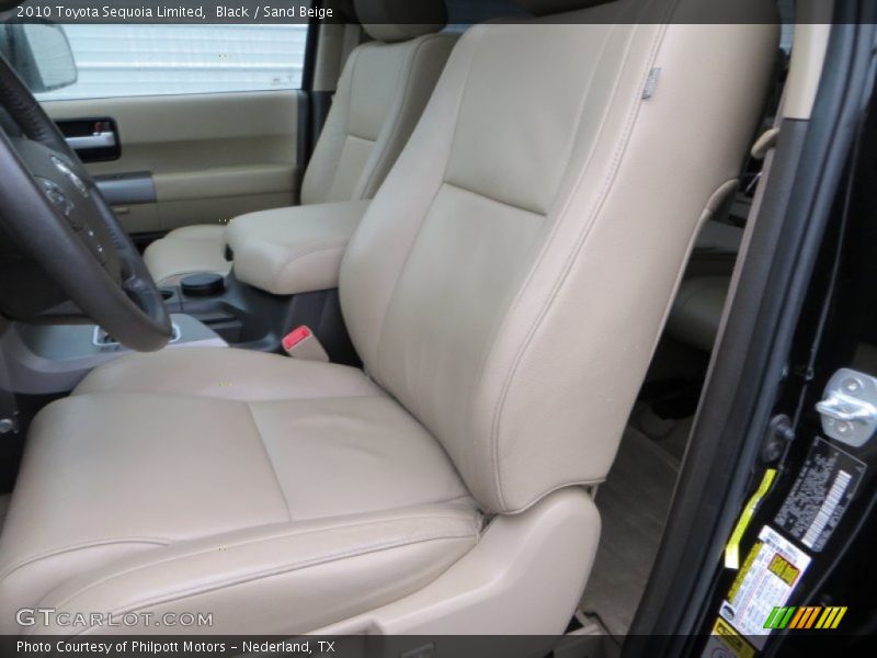Black / Sand Beige 2010 Toyota Sequoia Limited