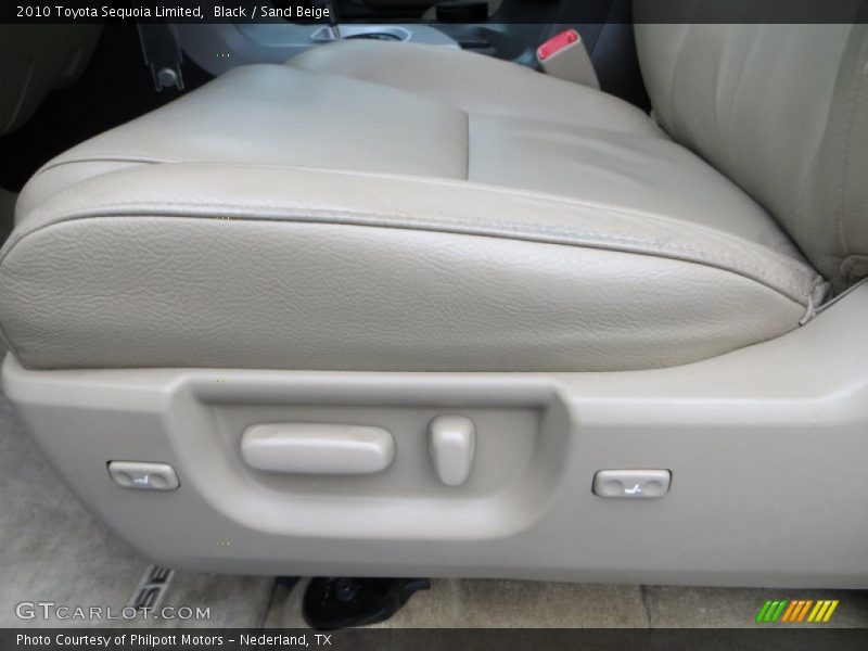 Black / Sand Beige 2010 Toyota Sequoia Limited
