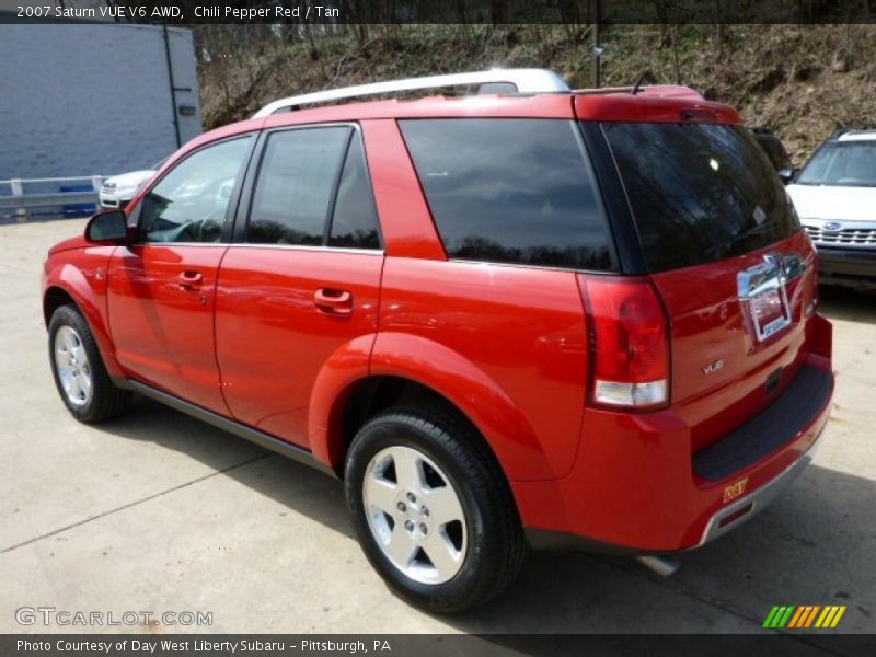 Chili Pepper Red / Tan 2007 Saturn VUE V6 AWD