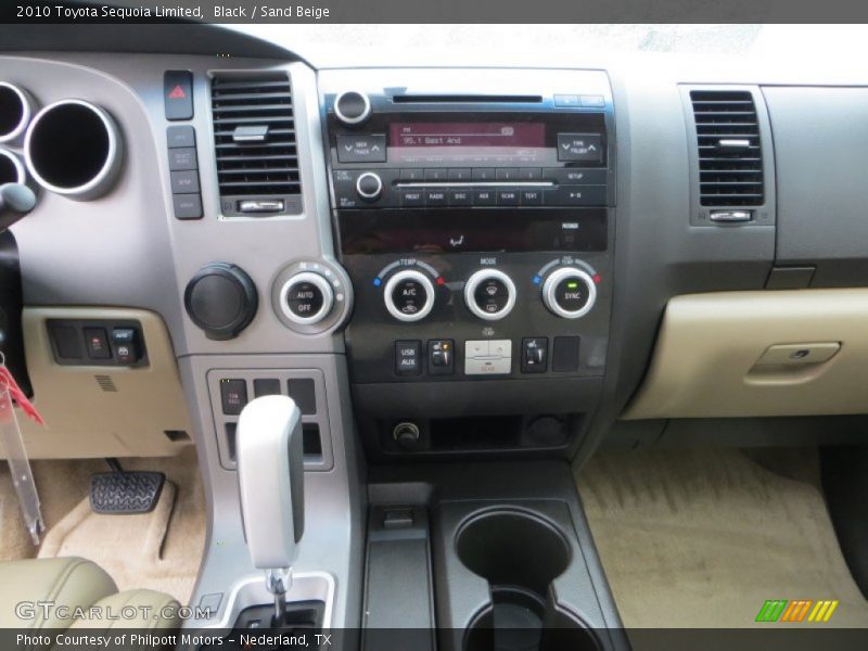 Black / Sand Beige 2010 Toyota Sequoia Limited