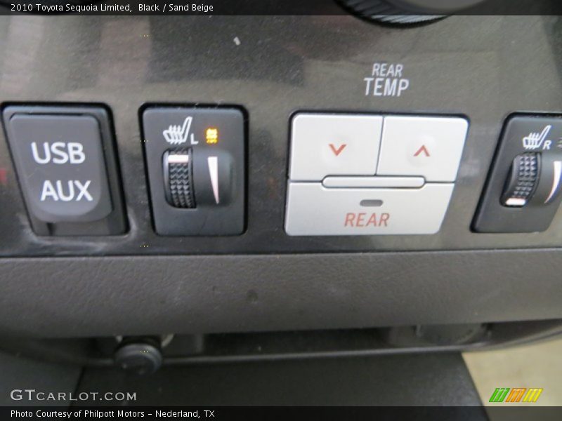 Black / Sand Beige 2010 Toyota Sequoia Limited