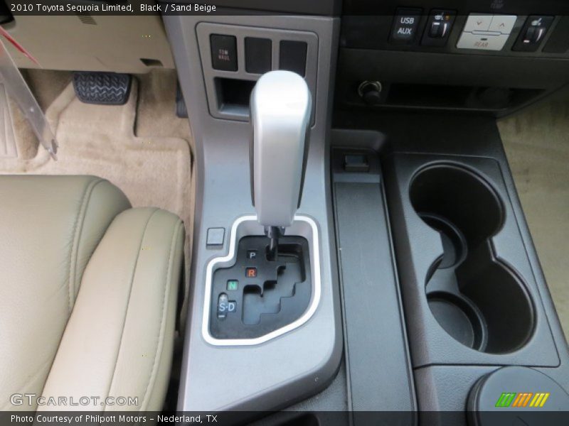 Black / Sand Beige 2010 Toyota Sequoia Limited