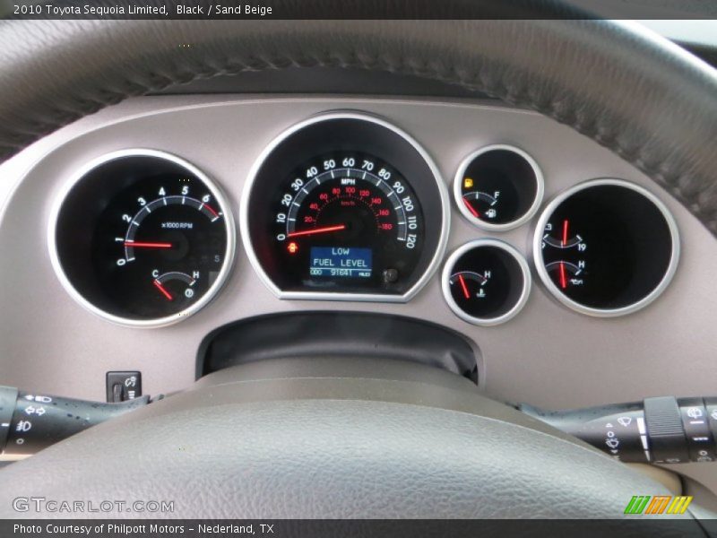 Black / Sand Beige 2010 Toyota Sequoia Limited
