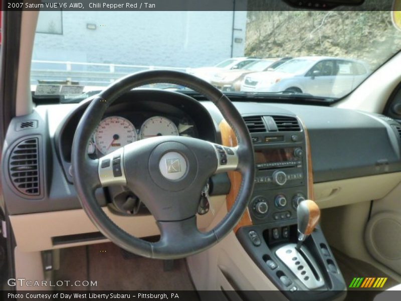 Chili Pepper Red / Tan 2007 Saturn VUE V6 AWD