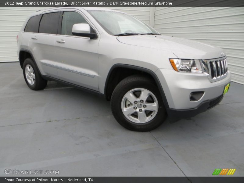 Bright Silver Metallic / Dark Graystone/Medium Graystone 2012 Jeep Grand Cherokee Laredo