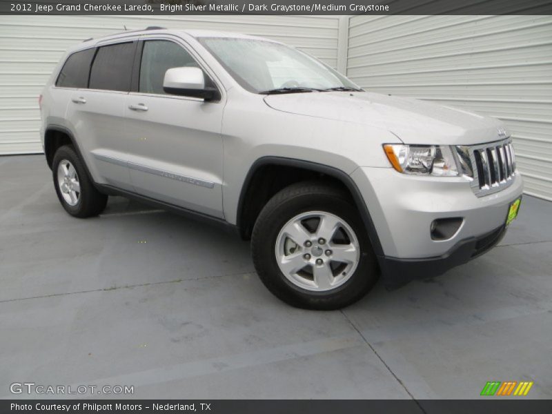 Bright Silver Metallic / Dark Graystone/Medium Graystone 2012 Jeep Grand Cherokee Laredo