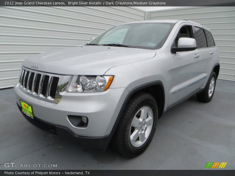 Bright Silver Metallic / Dark Graystone/Medium Graystone 2012 Jeep Grand Cherokee Laredo