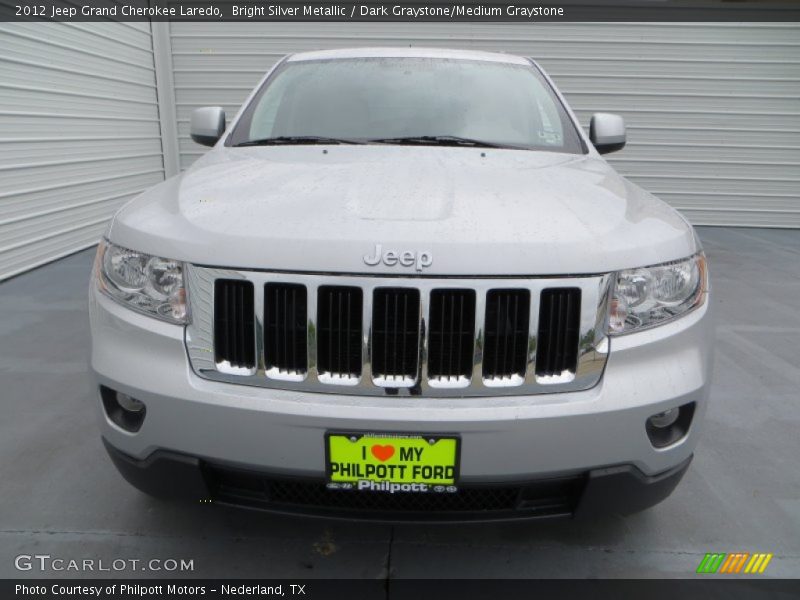 Bright Silver Metallic / Dark Graystone/Medium Graystone 2012 Jeep Grand Cherokee Laredo