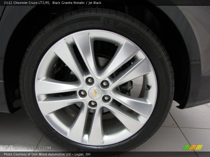Black Granite Metallic / Jet Black 2012 Chevrolet Cruze LTZ/RS