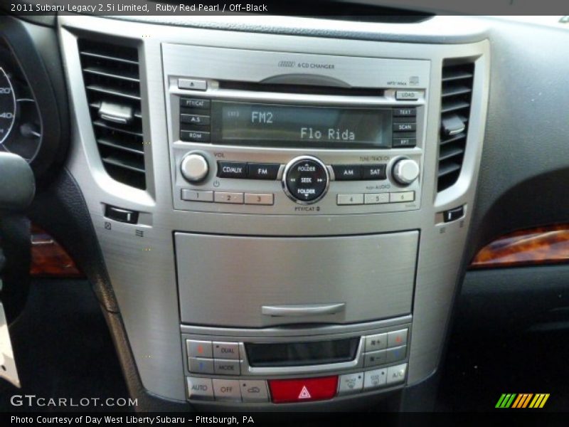 Ruby Red Pearl / Off-Black 2011 Subaru Legacy 2.5i Limited