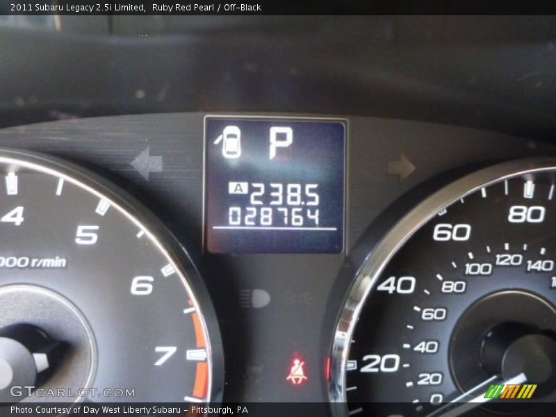 Ruby Red Pearl / Off-Black 2011 Subaru Legacy 2.5i Limited