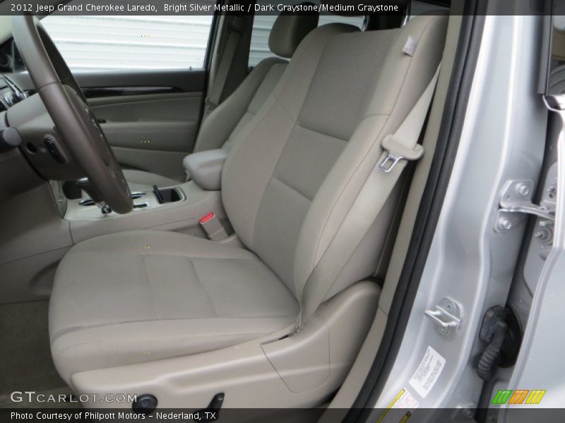 Bright Silver Metallic / Dark Graystone/Medium Graystone 2012 Jeep Grand Cherokee Laredo