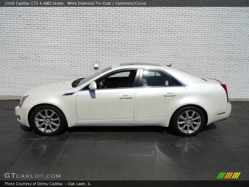  2008 CTS 4 AWD Sedan White Diamond Tri-Coat