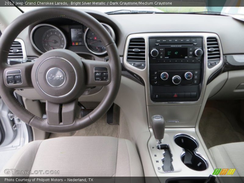 Bright Silver Metallic / Dark Graystone/Medium Graystone 2012 Jeep Grand Cherokee Laredo