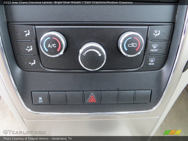 Bright Silver Metallic / Dark Graystone/Medium Graystone 2012 Jeep Grand Cherokee Laredo