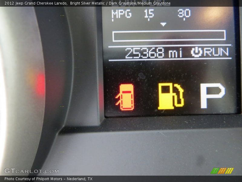 Bright Silver Metallic / Dark Graystone/Medium Graystone 2012 Jeep Grand Cherokee Laredo