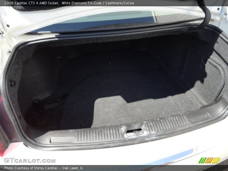 White Diamond Tri-Coat / Cashmere/Cocoa 2008 Cadillac CTS 4 AWD Sedan