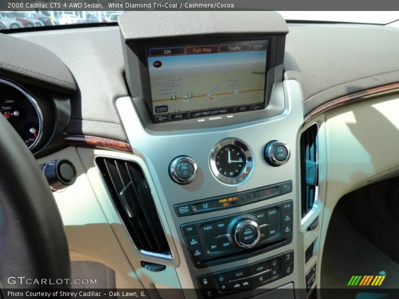 White Diamond Tri-Coat / Cashmere/Cocoa 2008 Cadillac CTS 4 AWD Sedan