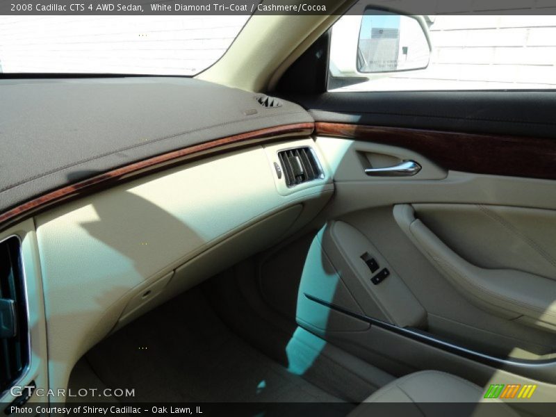 White Diamond Tri-Coat / Cashmere/Cocoa 2008 Cadillac CTS 4 AWD Sedan