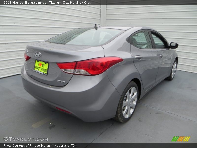 Titanium Gray Metallic / Gray 2013 Hyundai Elantra Limited