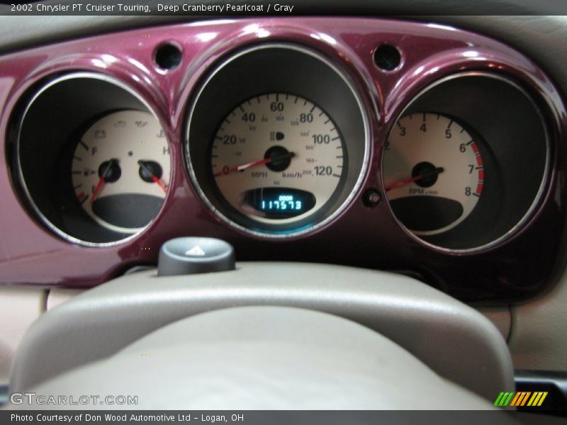 Deep Cranberry Pearlcoat / Gray 2002 Chrysler PT Cruiser Touring