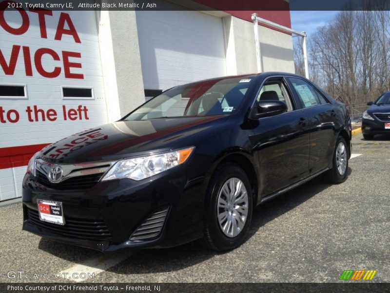 Attitude Black Metallic / Ash 2012 Toyota Camry LE