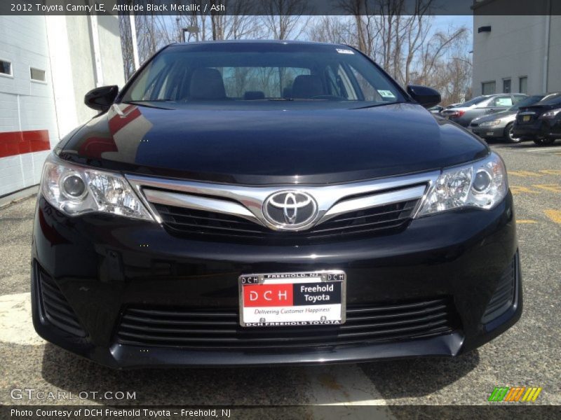 Attitude Black Metallic / Ash 2012 Toyota Camry LE