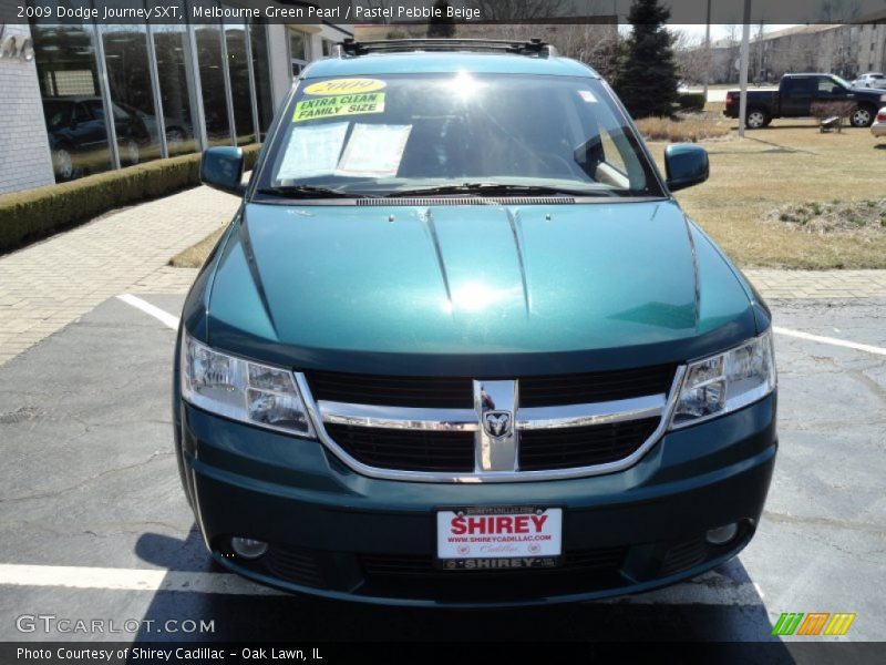 Melbourne Green Pearl / Pastel Pebble Beige 2009 Dodge Journey SXT