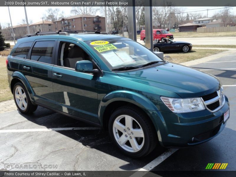 Melbourne Green Pearl / Pastel Pebble Beige 2009 Dodge Journey SXT