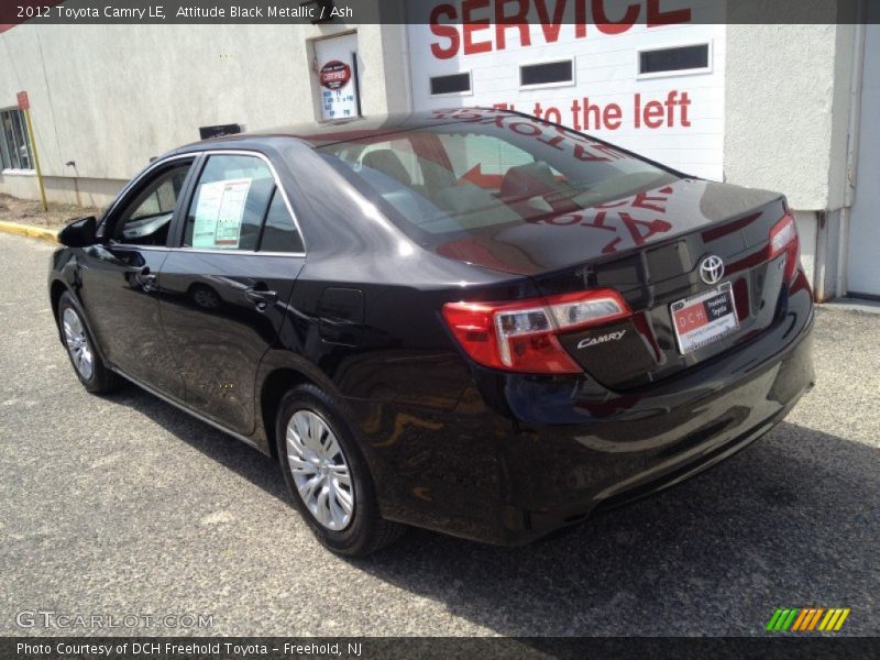Attitude Black Metallic / Ash 2012 Toyota Camry LE