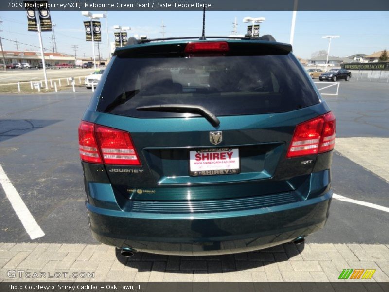 Melbourne Green Pearl / Pastel Pebble Beige 2009 Dodge Journey SXT