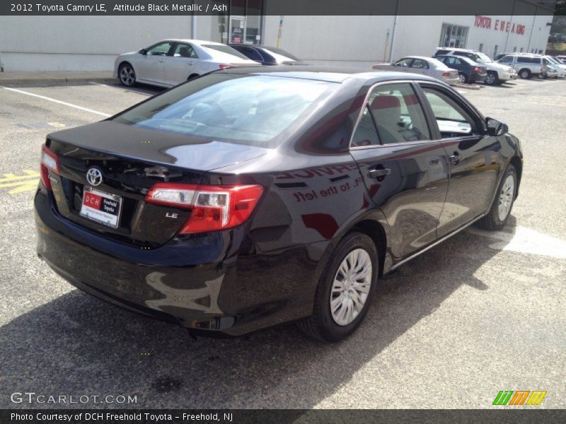 Attitude Black Metallic / Ash 2012 Toyota Camry LE
