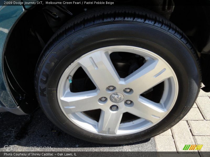 Melbourne Green Pearl / Pastel Pebble Beige 2009 Dodge Journey SXT
