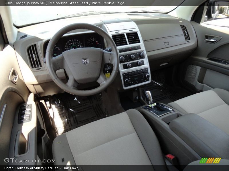 Melbourne Green Pearl / Pastel Pebble Beige 2009 Dodge Journey SXT
